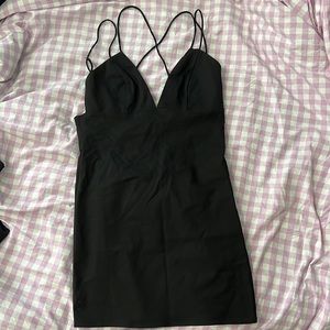 Tobi Black Mini Dress